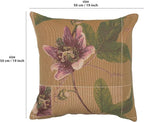 Charlotte Home Furnishings Floral Decorative Throw Pillow Cover 19x19 in, Springtime Blossom French Country Couch Pillow Case, Home Decor Cozy Tapestry Cushion Cover, European Cotton Jacquard Woven