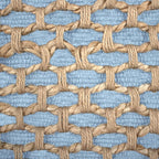 Boho Living Jada Decorative Throw, (2) 20" x 20" Pillow Covers, Light Blue 2 Count