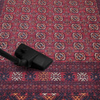 Keen Home Design 5x7 Rug - Machine Washable Area Rug with Non-Slip Backing, Ideal for Living Room, Dining Room, Bedroom - Vintage, Easy Clean, Durable, Low Pile Rug - (5' x 7')