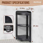 Corner Shower Shelves, Shower Shelf for Inside Shower, Sturdy Shower Organizer Corner, 3-Tier Waterproof Bathroom Storage Shelf for Organizing Toiletries, Space Saving Bathroom Storage