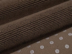 Cotton Paradise 100% Cotton Non Slip Bath Mats for Bathroom, 17x24 inch Soft Absorbent Quick Dry Machine Washable Floor Bath Mat, Brown