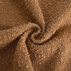 Foindtower Accent Solid Pillow Cases Textured Boucle Throw Pillow Covers Cozy Modern Decorative Couch Cushion Case for Chair Sofa Bed Living Room Home Decor, Pack of 2, 18 x 18 Inch,Tobacco