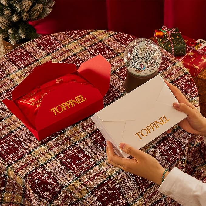 Topfinel Christmas Pillow Covers 12x20 Set of 2,Xmas Cream Velvet Snowflake Reindeer Decorative Pillow Case Winter Holiday Decor for Home Couch,White and Gold