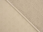 Cotton Paradise 100% Cotton Non Slip Bath Mats for Bathroom, 20x34 inch Soft Absorbent Quick Dry Machine Washable Floor Bath Mat, Beige Bath Rug