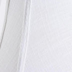 GO&SO 14 Inch White Linen Square Cut Corner Lamp Shade for Floor Lamps,Table Nightstand Lamp for Living Room, 8x14x11"(Spider) Lampshade Replacement,Transitional Easy Assembly Required (1 Pack)