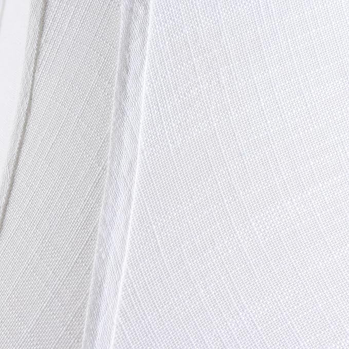 GO&SO Set of 2 Medium Octangonal Lamp Shades Off White,Square Cut Corner Lamp Shade for Floor Lamps,Table Lamps for Bedroom Lamps, 6.5x13.2x10.6",Natural Linen, Traditional Shade, Easy Assembly