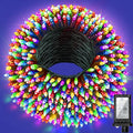 240FT Christmas Lights Outdoor, 750 LED Christmas Tree Decoration Lights with 12 Modes & Timer Memory, Dimmable Plug In Waterproof LED Xmas Light for Yard Trees Wedding Party Holiday Multicolor