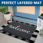 EARTHALL Funny Welcome Mats Outside/Inside 59"x35", Front Door Mat Outdoor Entrance, Indoor Outdoor Mats for Home Entrance, Funny Doormat Outside/Inside Entry, Front Porch Decor for Farmhouse