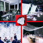1500 LED Christmas Lights Outdoor Use, 492ft 8 Lighting Modes Fairy Lights for Outside, Christmas Tree Lights Outdoor IP44 Waterproof for Xmas Patio Yard Fence Deck Balcony Garden Decor Cool White