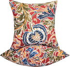 JMGBird Outdoor Throw Pillows Waterproof Set of 2 Patio Pillows 18×18 Inch Decorative Pillow for Bed, Couch, Sofa and Patio Furniture