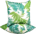 JMGBird Outdoor Pillows Set of 2 Outdoor Throw Pillows Waterproof with Insert Pillow 18×18 Inch Outdoor Pillow for Patio Furniture