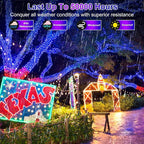 300LED Christmas Lights Indoor Outdoor Use Green Wire, 8 Lighting Modes 100FT Christmas Tree Lights with Timer & Memory, IP44 Waterproof for Tree Xmas Patio Yard Fence Balcony Garden Decor Blue