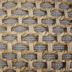 Boho Living Jada Premium Woven Design, Living Room Décor, Decorative Throw, (1) 12" x 20" Pillow Cover, Grey