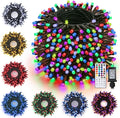 Toodour Christmas Lights RGB String Lights, 115ft 350 LED Color Changing String Light with Remote & Timer, Waterproof Xmas Tree Light for Home Yard New Year Party Indoor Outdoor Christmas Decorations