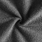 MIULEE 24x24 Decorative Euro Sham Throw Pillows for Bed Set of 2 Textured Boucle Neutral Winter Throw Pillow Covers Dark Gray Accent Solid Couch Pillowcases Sofa Livingroom Home Decor
