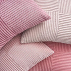 Topfinel Dustypink Throw Pillow Covers 16x16 Set of 4,Boho Double-Sides Design Decorative Throw Pillow Covers,Light Pink Cushion Cases for Couch Living Room Bedroom and Sofa(40 * 40 cm)