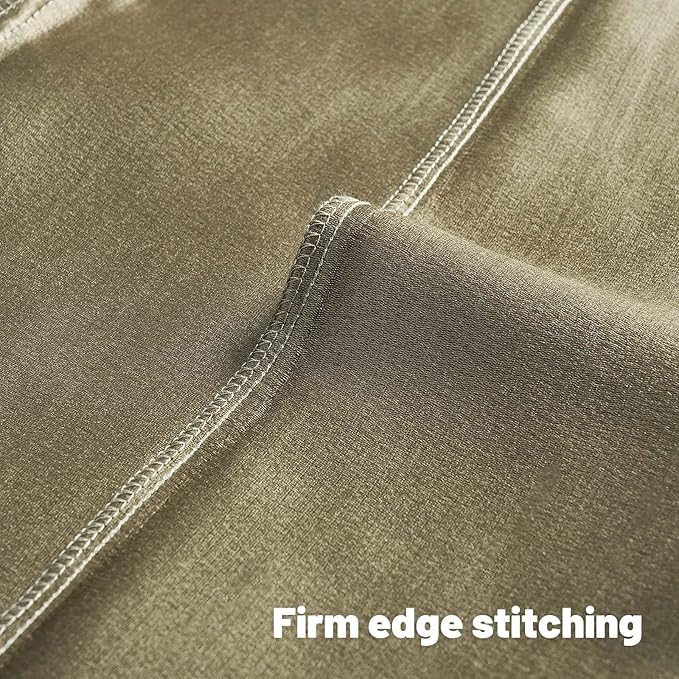 FUTEI Olive Green Chenille Decorative Throw Pillow Covers 18x18 Inch Set of 2,Soft Embossed Striped Textured Cushion Case,Modern Home Decor for Couch Bed Living Room
