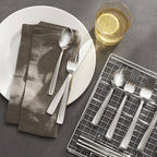 Oneida Madeline 51 Piece Everyday Flatware Set with Caddy, Service for 8, 18/0 Stainless Steel, Silverware Set
