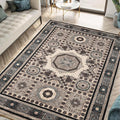 Keen Home Design 10x14 Rug - Machine Washable Area Rug with Non-Slip Backing, Ideal for Living Room, Dining Room, Bedroom - Vintage, Easy Clean, Durable, Low Pile Rug - (9'7" x 14')