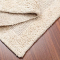 Savi Home Bath Mat Rug 17x24 Linen, 100% Pure Cotton, Super Soft Bath Rug, Plush & Absorbent, Hand Tufted Heavy Weight Construction, Full Reversible Step Out Rugs