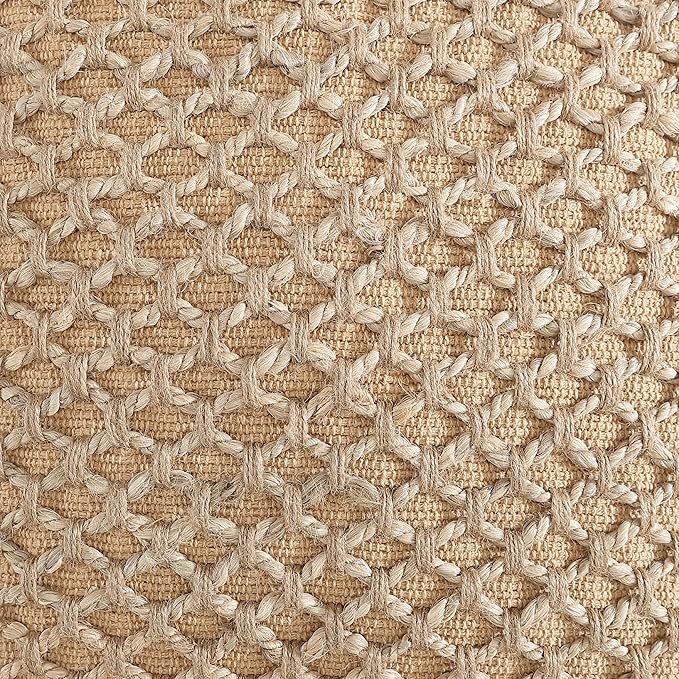 Boho Living 18x18 Beige Throw Pillow Covers Pillow Insert not Included - Boho Pillow Covers Only, Pack of 2
