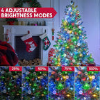 Joiedomi 1200 LED Christmas Lights Outdoor,394 FT Multicolor Christmas Tree Lights with 8 Modes Timer, PVC Clear Wire String Lights with Reel for Indoor Outdoor Holiday Xmas Eve Night Decoration