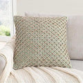 Boho Living Jada Decorative Throw, Includes Accent, Premium Woven Design, Living Room Décor, (1) 20" x 20" Pillow Cover with Insert, Sage Green