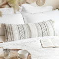 BlissBlush Black Neutral Decorative Lumbar Throw Pillow Cover 14x36 Boho Long Cushion for Bed Accent Farmhouse Pillowcase for Bedroom Living Room Couch Sofa Home Décor (Cover ONLY, Pack of 1)