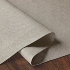 D'Moksha Homes Linen Natural Table Runner 36 Inches - 100% Pure Linen Small Table Runner 14 x 36 Inch for Dresser, Coffee Tables, Fall, Autumn and Halloween - Machine Washable