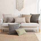 Boho Living Jada Decorative Throw, Includes Accent, Premium Woven Design, Living Room Décor, (1) 12" x 20" Pillow Cover with Insert, Indigo