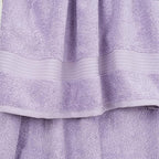 Cotton Paradise 6 Piece Towel Set, 100% Cotton Soft Absorbent Turkish Towels for Bathroom, 2 Bath Towels 2 Hand Towels 2 Washcloths, Lilac Towel Set
