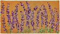 KANKUN Coco Coir Door Mat with Heavy Duty Backing, Welcome Doormat (17" x 30"), Doormat Entrance (Floral Spring)