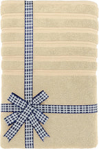 American Soft Linen 35x70 Jumbo Large Bath Towels, 600 GSM 100% Cotton Turkish Bath Sheet, Oversized Luxury Bath Towels for Bathroom Beach and Pool, Beige