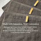 Extra Absorbent Organic Cotton Bath Towels, Soft & Plush, Made in Japan, Oeko-Tex Class 1 Certified, 28 x 53 inch, OliveGreen(Marked as Dark Gray), Pack of 2 – Proof of Purity